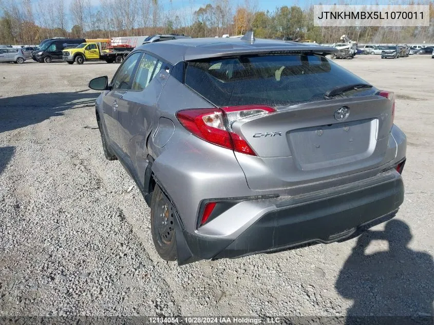 2020 Toyota C-Hr Xle/Le/Limited VIN: JTNKHMBX5L1070011 Lot: 12134054