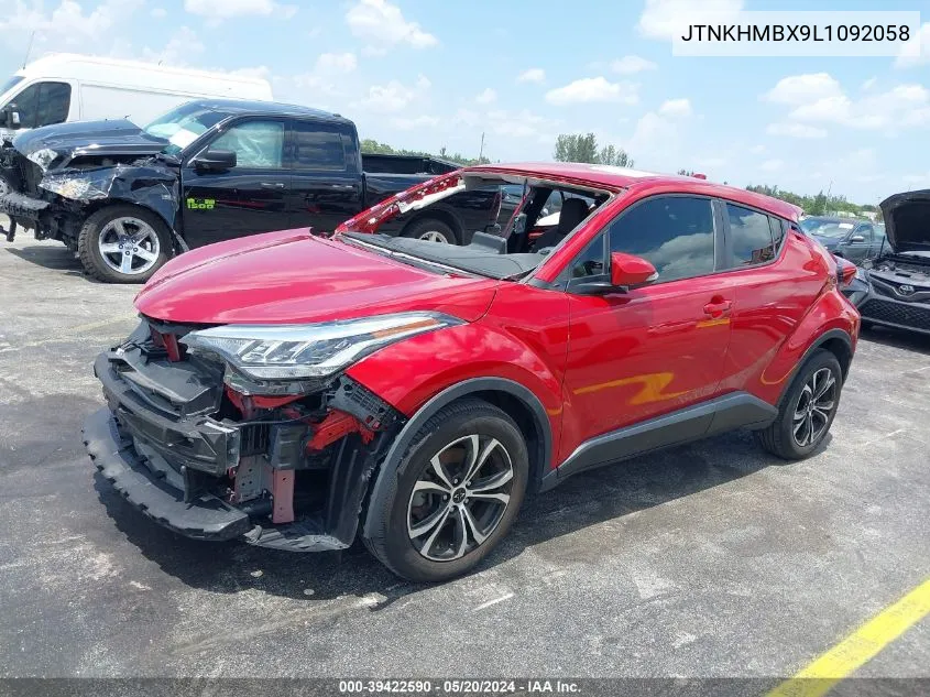 2020 Toyota C-Hr Le VIN: JTNKHMBX9L1092058 Lot: 39422590