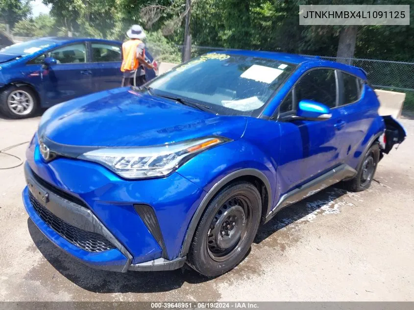 2020 Toyota C-Hr Le VIN: JTNKHMBX4L1091125 Lot: 39648951