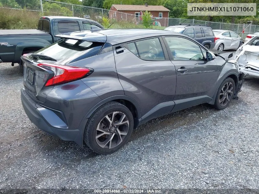 2020 Toyota C-Hr Xle VIN: JTNKHMBX1L1071060 Lot: 39914868