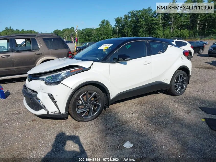 2020 Toyota C-Hr Xle/Le/Limited VIN: NMTKHMBX4LR110990 Lot: 39946754