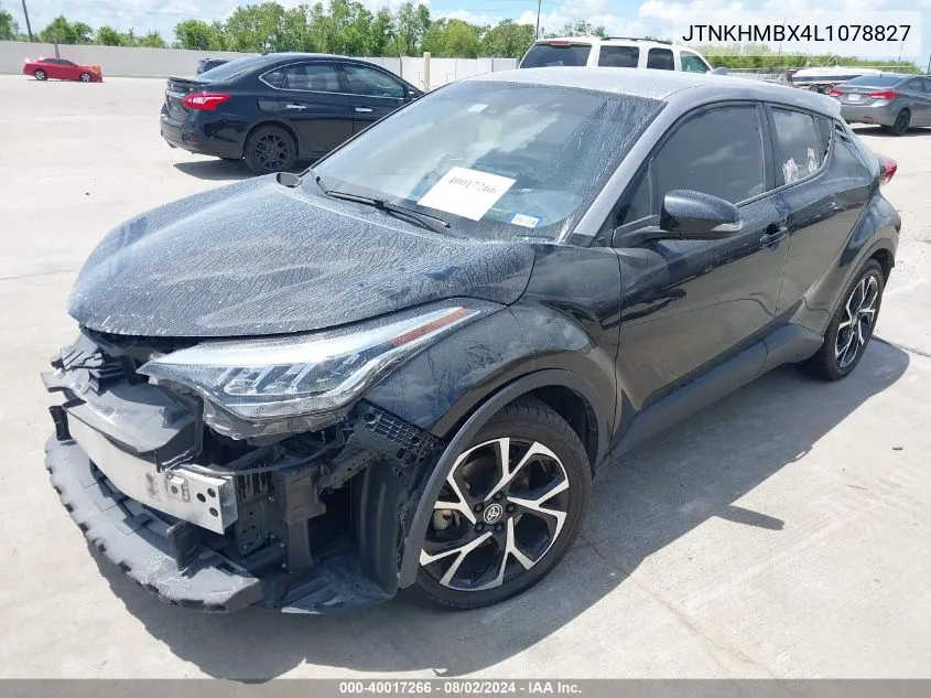 2020 Toyota C-Hr Xle VIN: JTNKHMBX4L1078827 Lot: 40017266