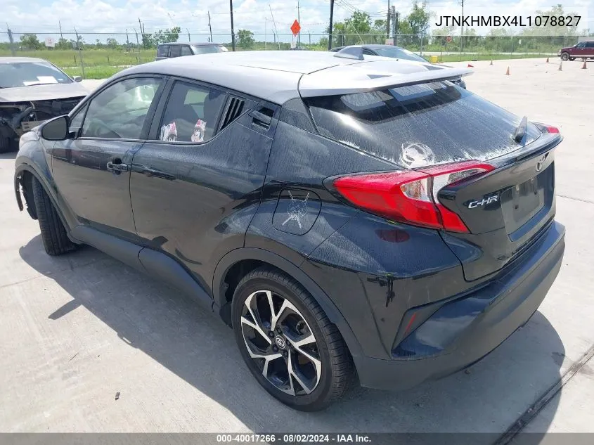 2020 Toyota C-Hr Xle VIN: JTNKHMBX4L1078827 Lot: 40017266