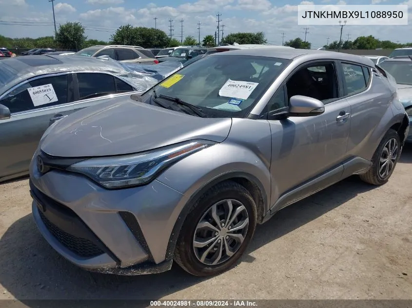 2020 Toyota C-Hr Le VIN: JTNKHMBX9L1088950 Lot: 40024981