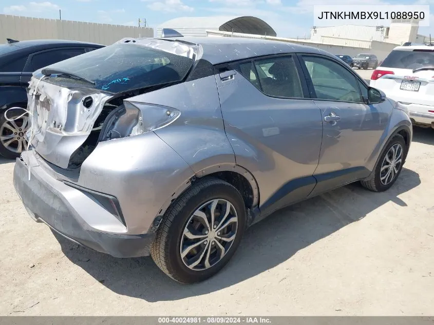 2020 Toyota C-Hr Le VIN: JTNKHMBX9L1088950 Lot: 40024981