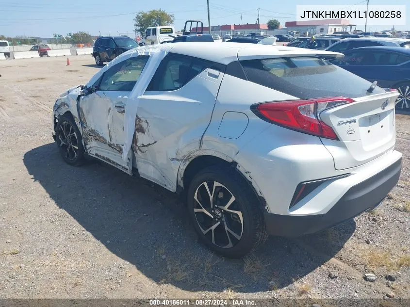 2020 Toyota C-Hr Xle VIN: JTNKHMBX1L1080258 Lot: 40186011