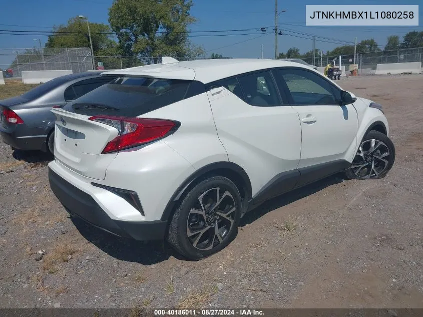 2020 Toyota C-Hr Xle VIN: JTNKHMBX1L1080258 Lot: 40186011