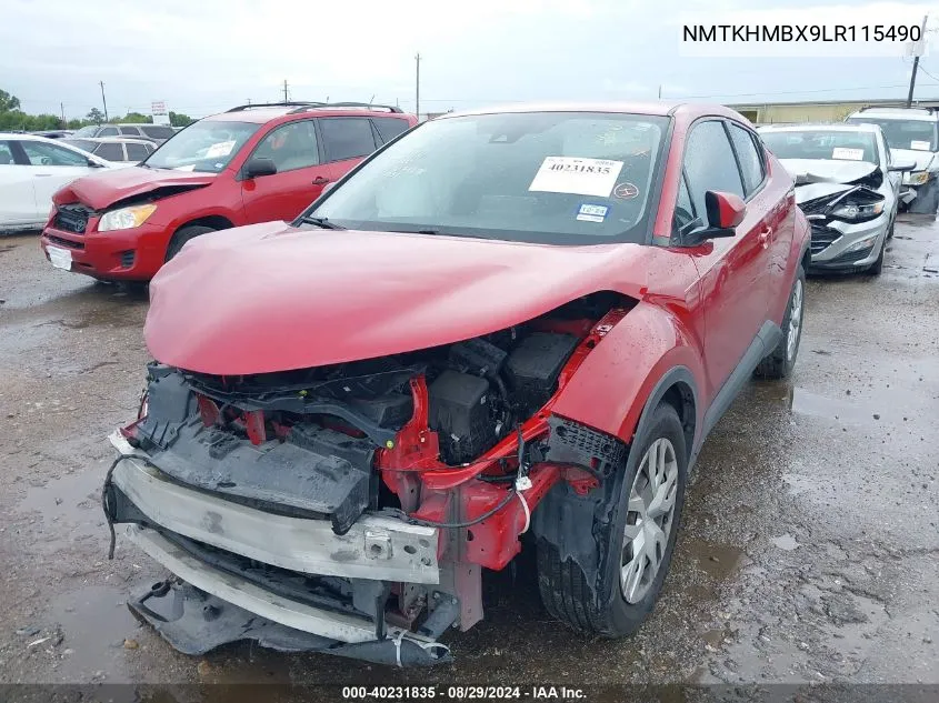 NMTKHMBX9LR115490 2020 Toyota C-Hr Le