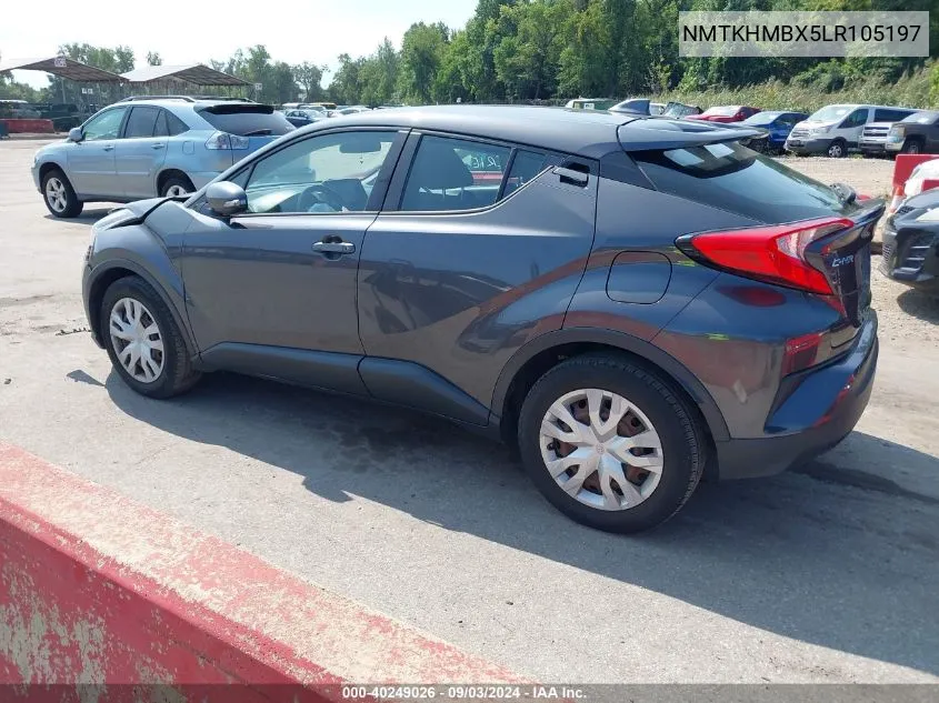 2020 Toyota C-Hr Le VIN: NMTKHMBX5LR105197 Lot: 40249026