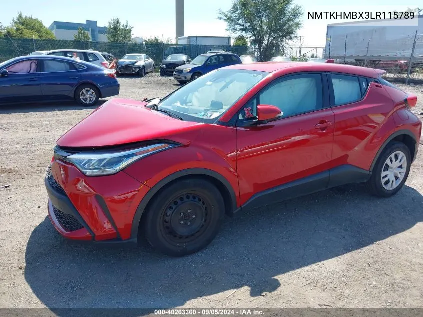 2020 Toyota C-Hr Le VIN: NMTKHMBX3LR115789 Lot: 40263360