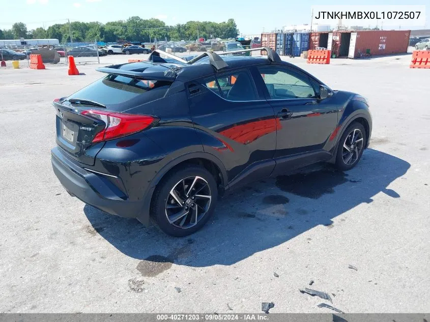 2020 Toyota C-Hr Xle/Le/Limited VIN: JTNKHMBX0L1072507 Lot: 40271203