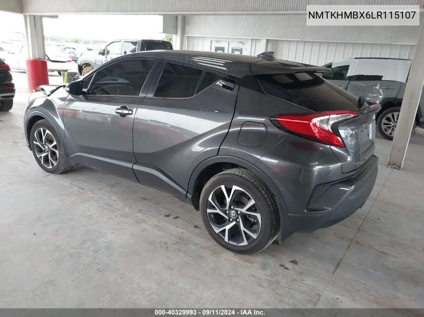 NMTKHMBX6LR115107 2020 Toyota C-Hr Xle