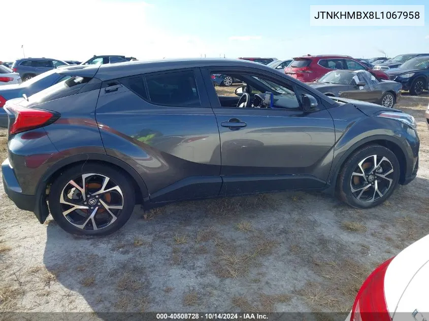 2020 Toyota C-Hr Xle VIN: JTNKHMBX8L1067958 Lot: 40508728