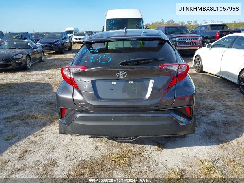 2020 Toyota C-Hr Xle VIN: JTNKHMBX8L1067958 Lot: 40508728