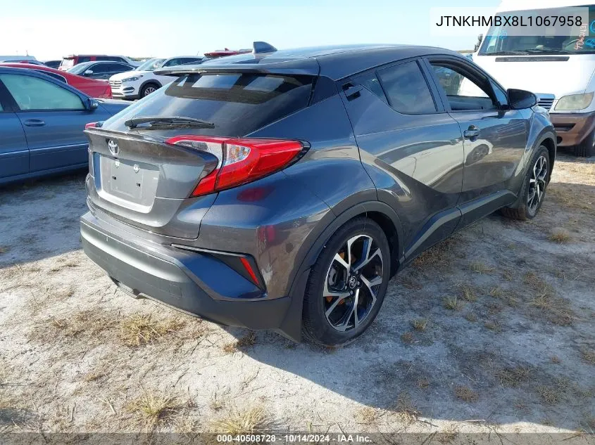 2020 Toyota C-Hr Xle VIN: JTNKHMBX8L1067958 Lot: 40508728