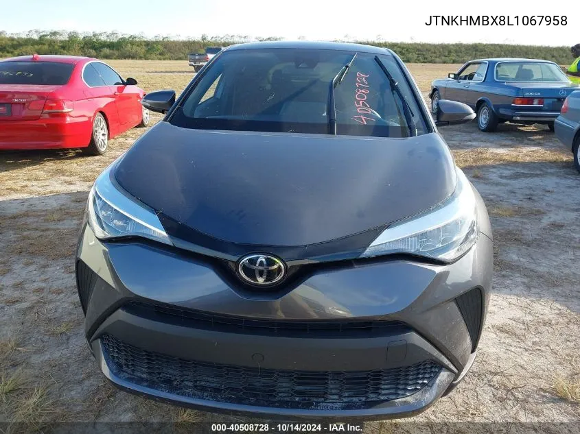 2020 Toyota C-Hr Xle VIN: JTNKHMBX8L1067958 Lot: 40508728