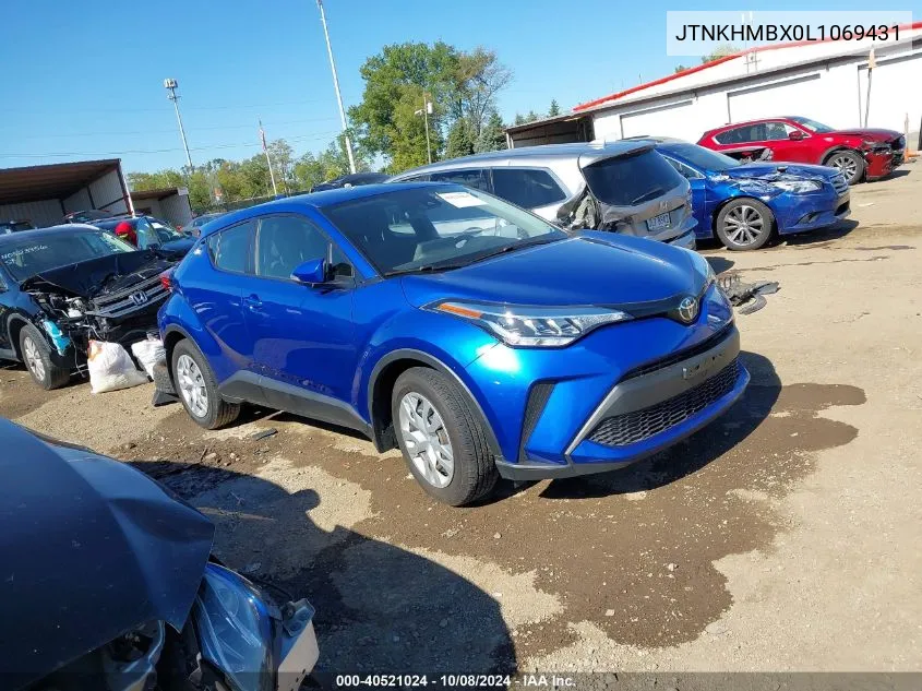 2020 Toyota C-Hr Le VIN: JTNKHMBX0L1069431 Lot: 40521024