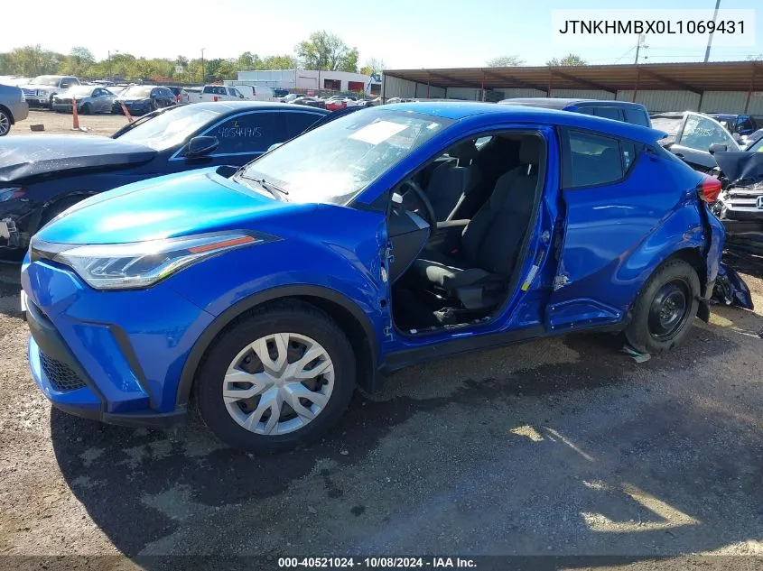 2020 Toyota C-Hr Le VIN: JTNKHMBX0L1069431 Lot: 40521024