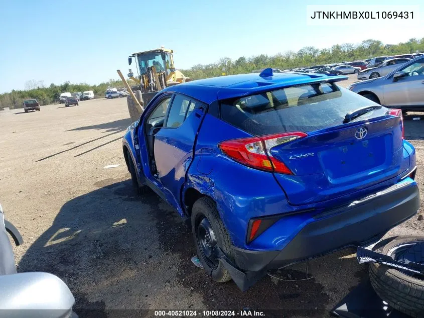 2020 Toyota C-Hr Le VIN: JTNKHMBX0L1069431 Lot: 40521024