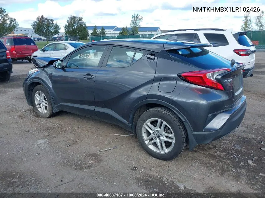 2020 Toyota C-Hr Le VIN: NMTKHMBX1LR102426 Lot: 40537167