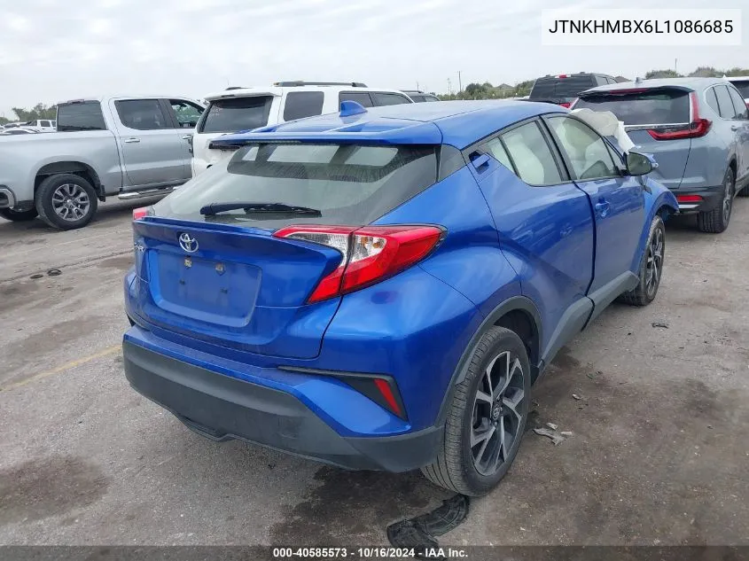 2020 Toyota C-Hr Xle VIN: JTNKHMBX6L1086685 Lot: 40585573