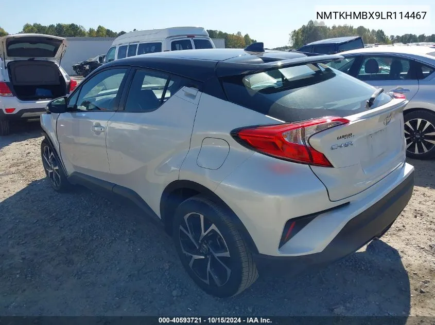 2020 Toyota C-Hr Xle VIN: NMTKHMBX9LR114467 Lot: 40593721