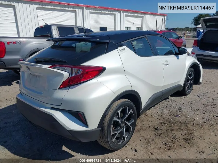 2020 Toyota C-Hr Xle VIN: NMTKHMBX9LR114467 Lot: 40593721