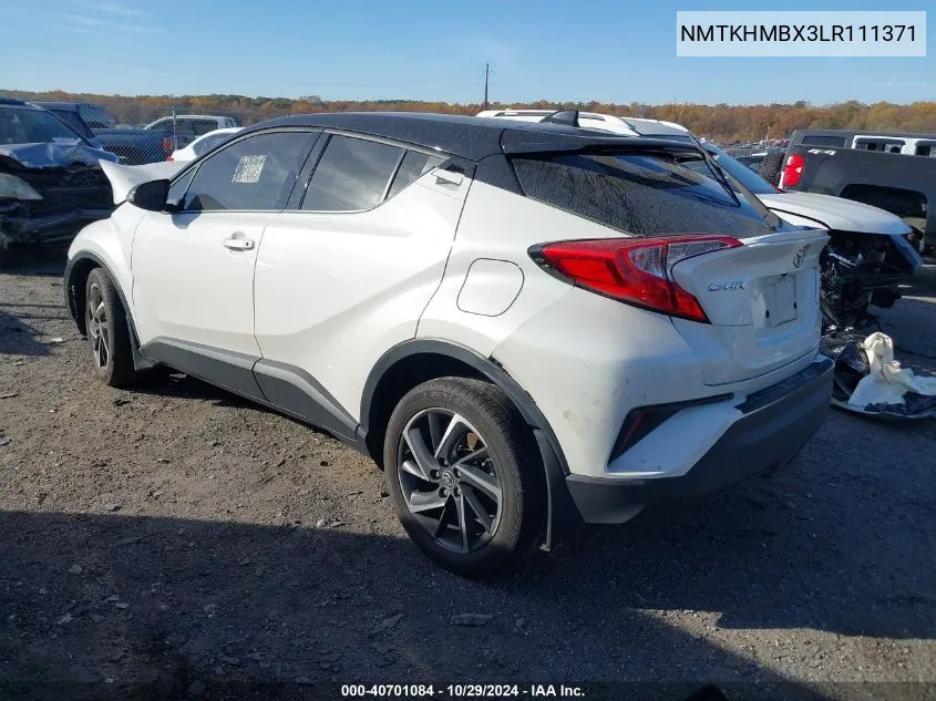 2020 Toyota C-Hr Limited VIN: NMTKHMBX3LR111371 Lot: 40701084