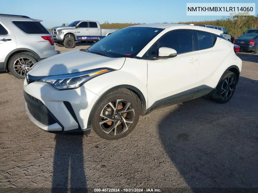 2020 Toyota C-Hr Xle VIN: NMTKHMBX1LR114060 Lot: 40722824