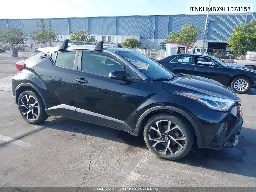 2020 Toyota C-Hr Xle VIN: JTNKHMBX9L1078158 Lot: 40761283