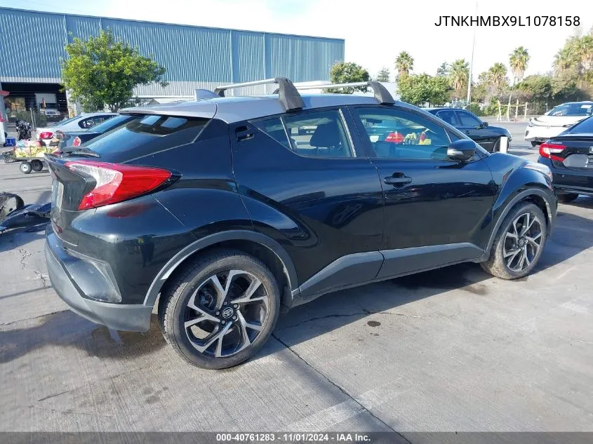 2020 Toyota C-Hr Xle VIN: JTNKHMBX9L1078158 Lot: 40761283