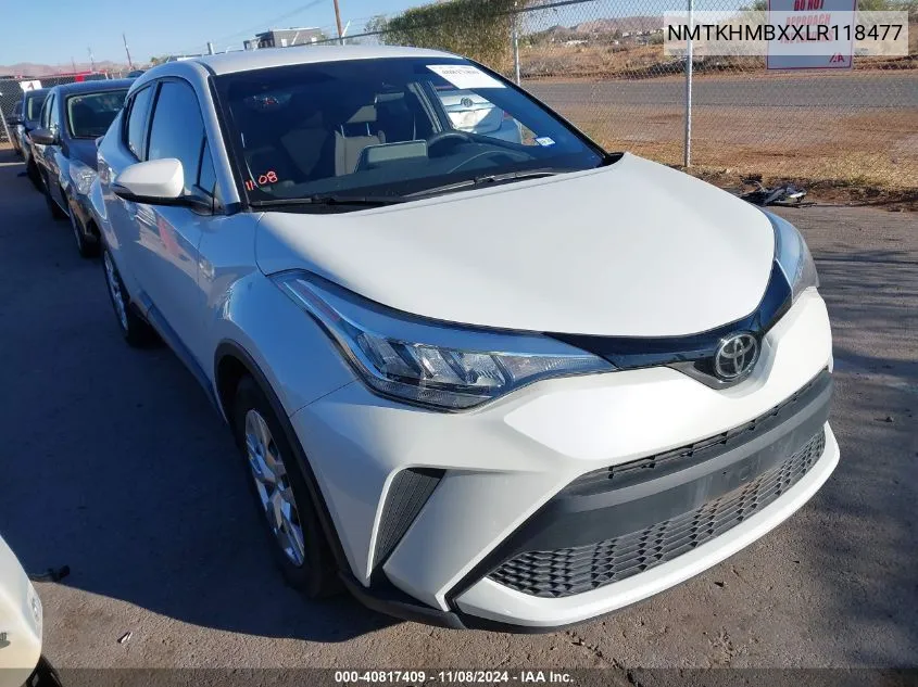 2020 Toyota C-Hr Le VIN: NMTKHMBXXLR118477 Lot: 40817409