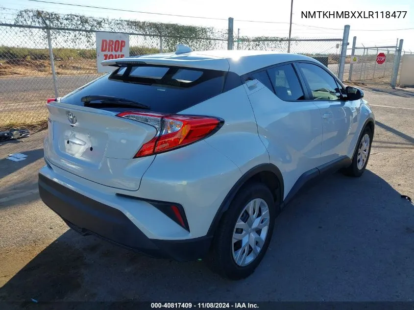 2020 Toyota C-Hr Le VIN: NMTKHMBXXLR118477 Lot: 40817409