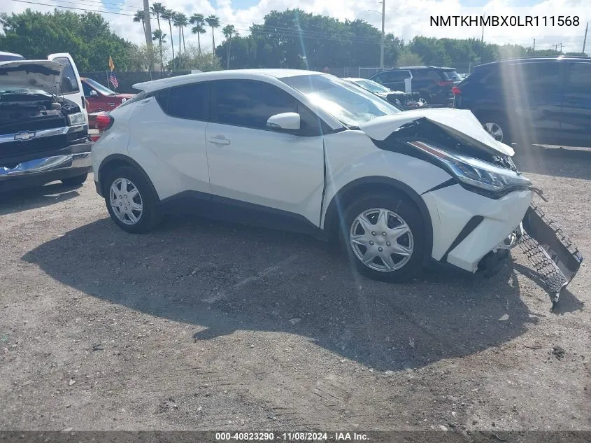 2020 Toyota C-Hr Le VIN: NMTKHMBX0LR111568 Lot: 40823290