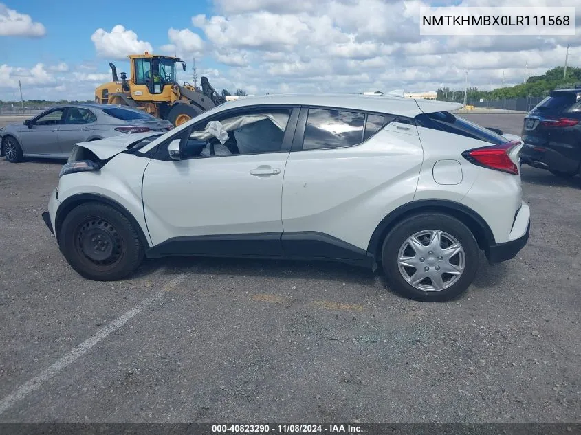 2020 Toyota C-Hr Le VIN: NMTKHMBX0LR111568 Lot: 40823290