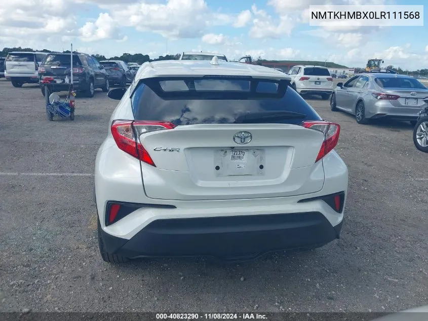 2020 Toyota C-Hr Le VIN: NMTKHMBX0LR111568 Lot: 40823290