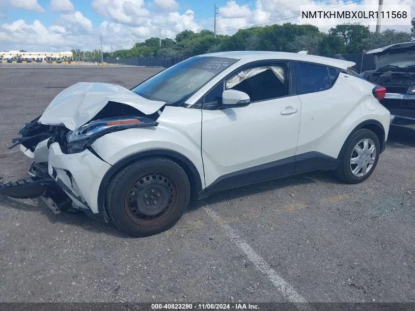 2020 Toyota C-Hr Le VIN: NMTKHMBX0LR111568 Lot: 40823290