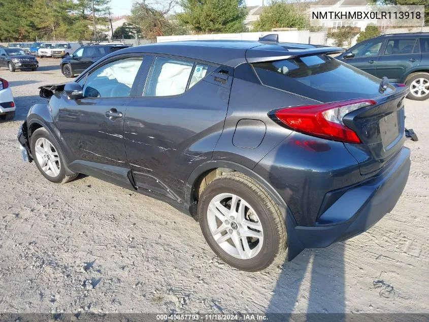 2020 Toyota C-Hr Le VIN: NMTKHMBX0LR113918 Lot: 40857793