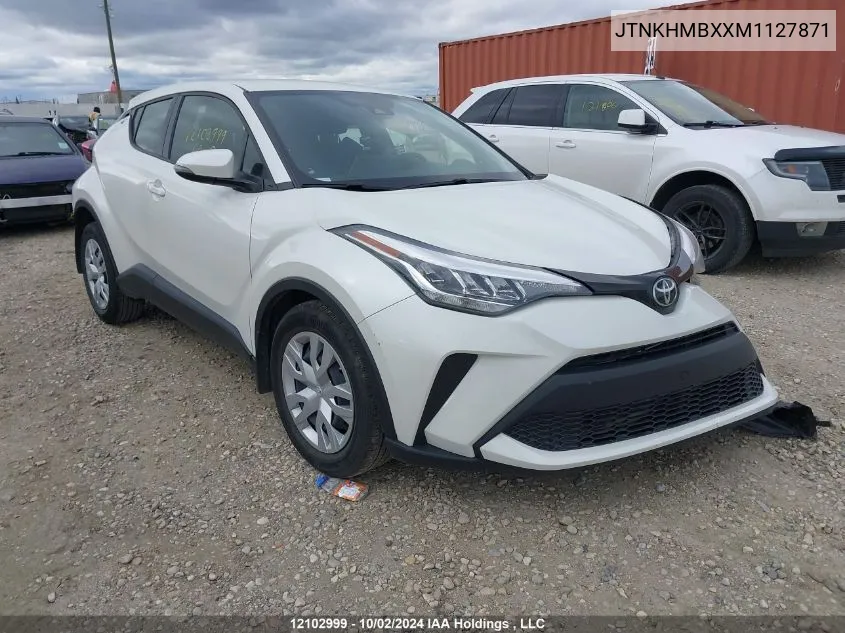 2021 Toyota C-Hr Le VIN: JTNKHMBXXM1127871 Lot: 12102999