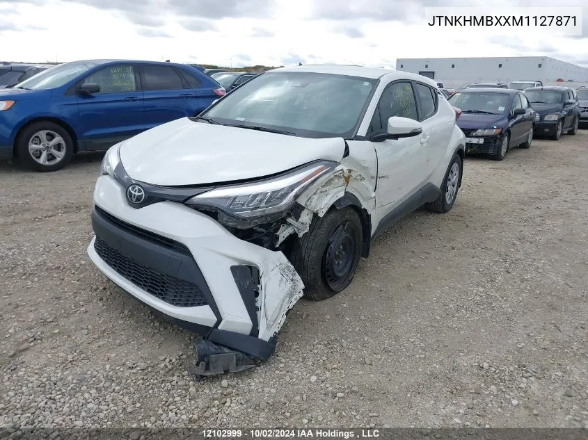 2021 Toyota C-Hr Le VIN: JTNKHMBXXM1127871 Lot: 12102999