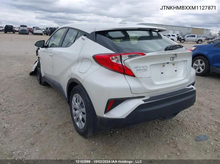 2021 Toyota C-Hr Le VIN: JTNKHMBXXM1127871 Lot: 12102999