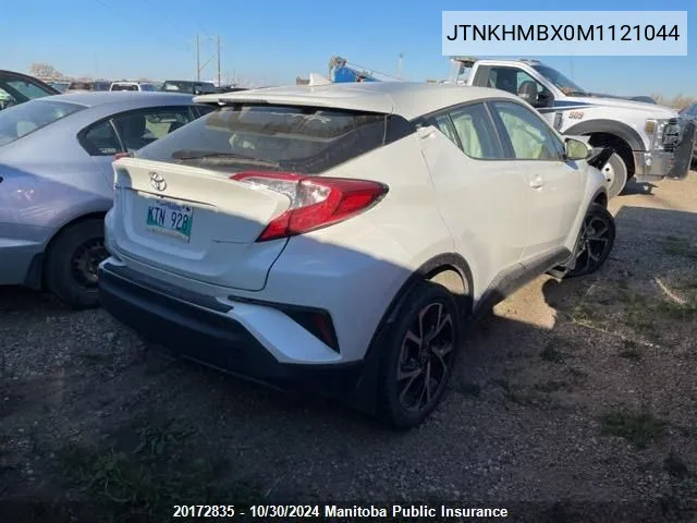 JTNKHMBX0M1121044 2021 Toyota C-Hr Xle Premium