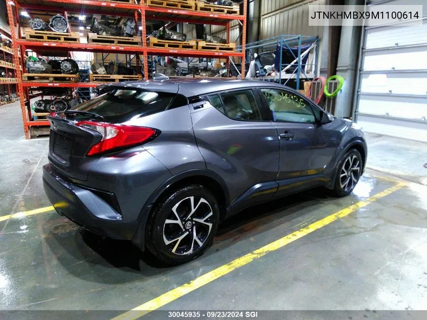 2021 Toyota C-Hr Xle/Le/Night Shade/Limited VIN: JTNKHMBX9M1100614 Lot: 30045935