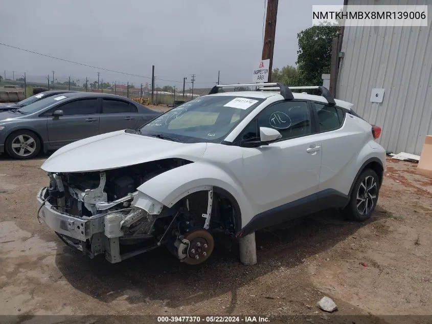 NMTKHMBX8MR139006 2021 Toyota C-Hr Xle