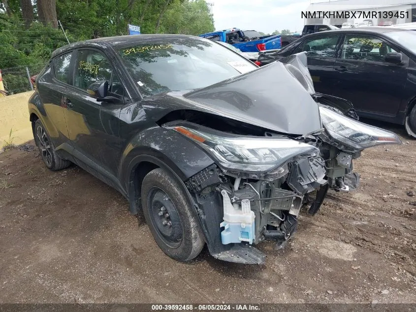 NMTKHMBX7MR139451 2021 Toyota C-Hr Xle