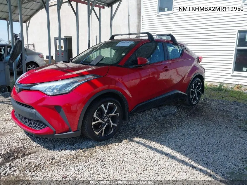 2021 Toyota C-Hr Xle VIN: NMTKHMBX2MR119950 Lot: 39693053