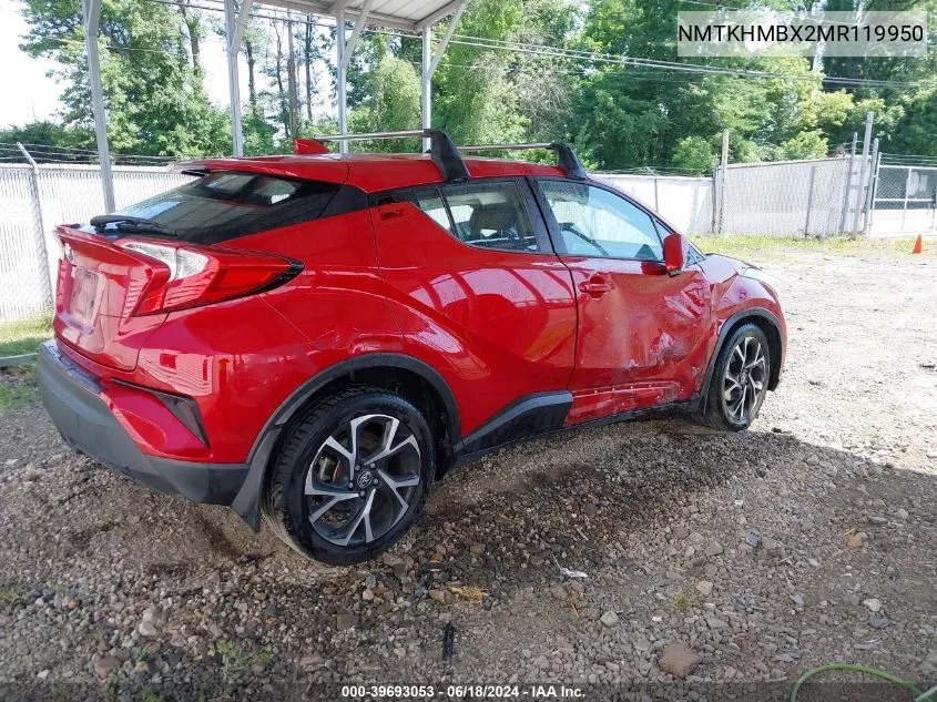 NMTKHMBX2MR119950 2021 Toyota C-Hr Xle