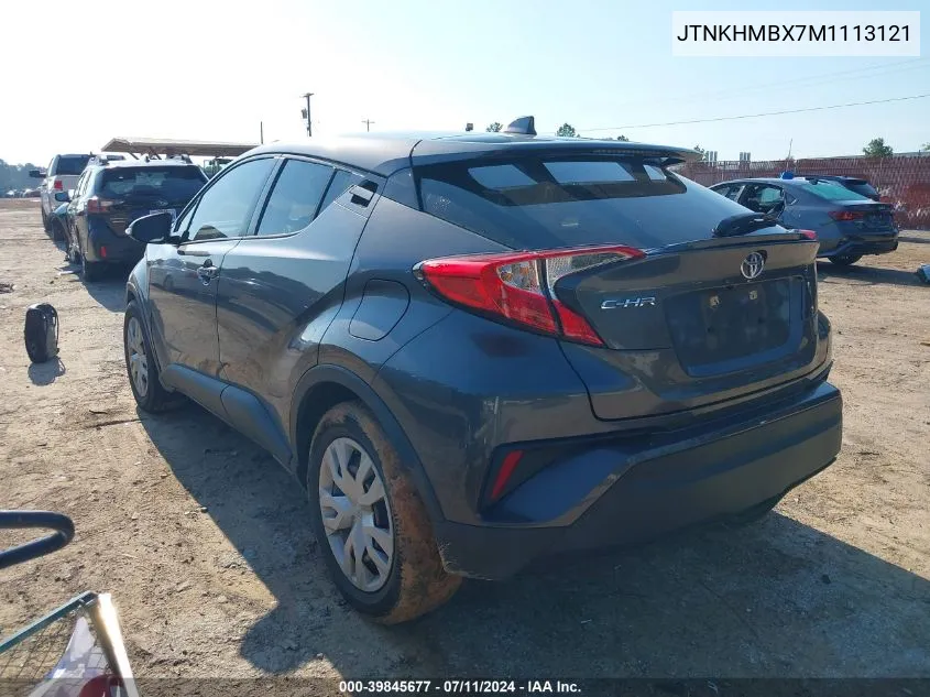 2021 Toyota C-Hr Le VIN: JTNKHMBX7M1113121 Lot: 39845677