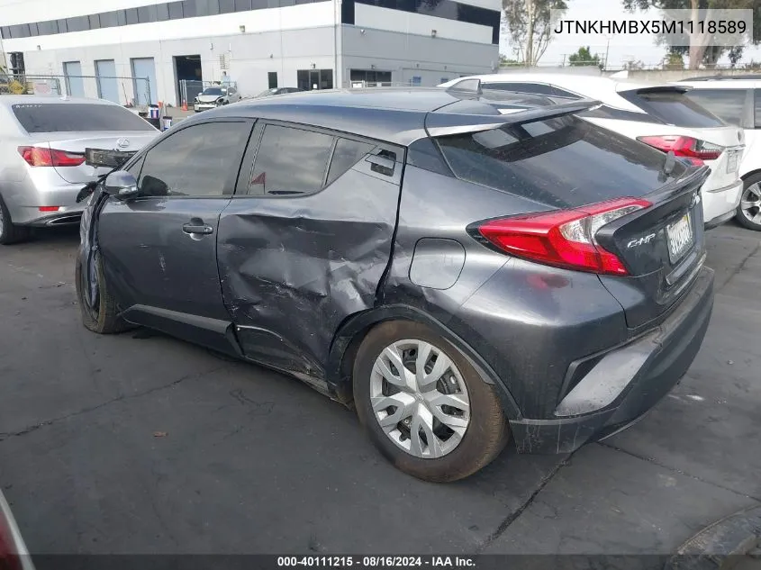 2021 Toyota C-Hr Le VIN: JTNKHMBX5M1118589 Lot: 40111215