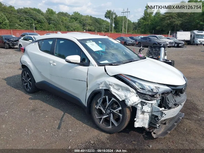 2021 Toyota C-Hr Xle VIN: NMTKHMBX4MR126754 Lot: 40113233